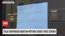 VIDEO: Italia Konfirmasi Kematian Pertama Akibat Virus Corona