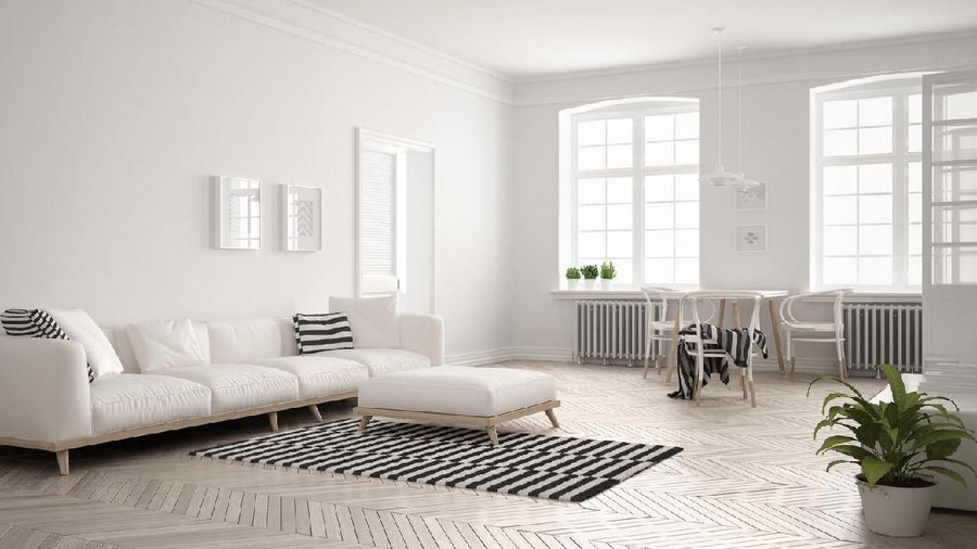 Tips Menata Ruang  Tamu Rumah Minimalis Berdinding Putih  