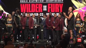 VIDEO: Detik-detik Wilder dan Fury Ribut Saat Timbang Badan