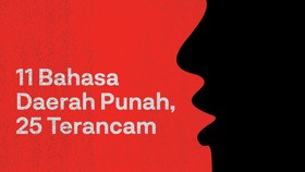 INFOGRAFIS: Daftar 11 Bahasa Daerah Punah, 25 Terancam