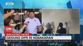 VIDEO: Penuturan Saksi Mata Kebakaran Gedung DPR RI