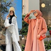 Liburan Lebih Stylish dengan Padupadan Outer ala Hijabers Amelia Elle