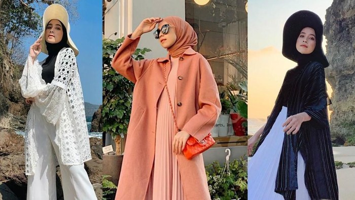 Liburan Lebih Stylish dengan Padupadan Outer ala Hijabers Amelia Elle