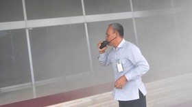 Gedung DPR Kebakaran, Sumber Api dari Lift Nusantara I