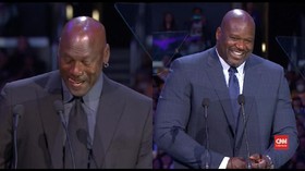 VIDEO: Jordan dan Shaq Bercanda Kenang Kobe Bryant
