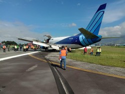 Pesawat Kargo Trigana Air Tergelincir di Bandara Sentani, Jayapura