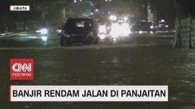 VIDEO: Sejumlah Titik Jalan Jakarta Kembali Terendam Banjir