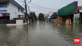 Sejumlah Perumahan di Bekasi Terendam Banjir 1,5 Meter