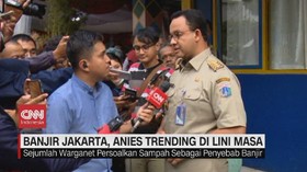 VIDEO: Banjir Jakarta, Anies Trending di Lini Masa