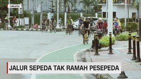 VIDEO: Jalur Sepeda Tak Ramah Pesepeda