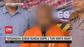 VIDEO: Tersangka Kasus Susur Sungai SMPN 1 Turi Minta Maaf