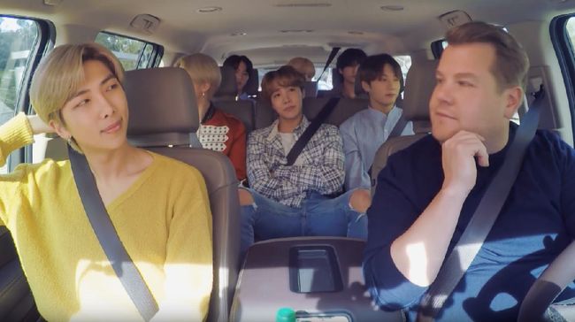 BTS dan James Corden menyelipkan banyak canda dan tawa dalam obrolan di Carpool Karaoke. Setelah bernyanyi bersama, Jimin lalu memimpin kelas menari.