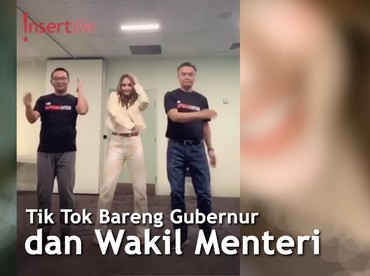 Demam Tik Tok, Cinta Laura Joget Bareng Ridwan Kamil & Dino Patti DJalal