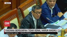 VIDEO: Yasonna Laoly Bersumpah Tidak Kenal Harun Masiku
