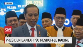VIDEO: Presiden Bantah Isu Reshuffle Kabinet