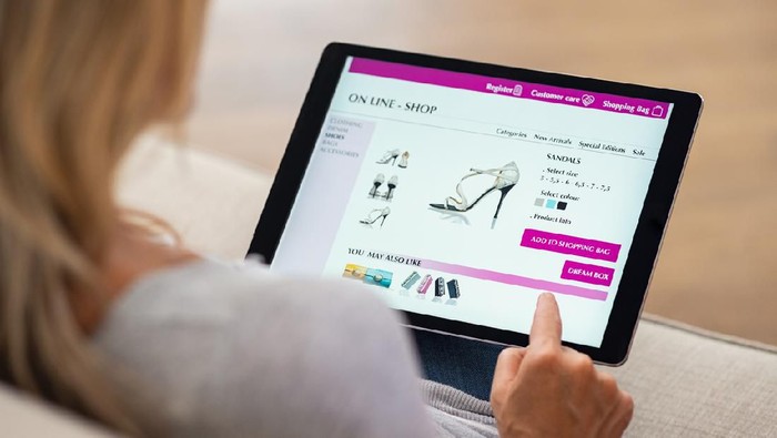 Ilustrasi belanja online