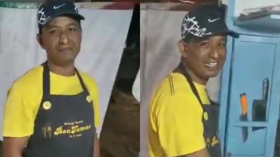Pria bernama Wasil Afin bikin kaget orang, terutama pembeli di lapak nasi gorengnya.