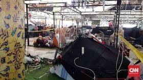 Lapak Pakaian di Thamrin City Terbakar, Tak Ada Korban