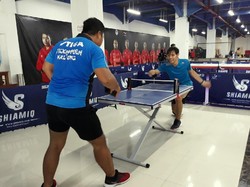 ASEAN Para Games Mundur, Atlet Tenis Meja Tetap Asyik Latihan