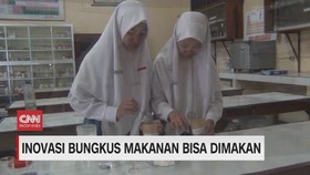 VIDEO: Inovasi Bungkus Makanan Bisa Dimakan