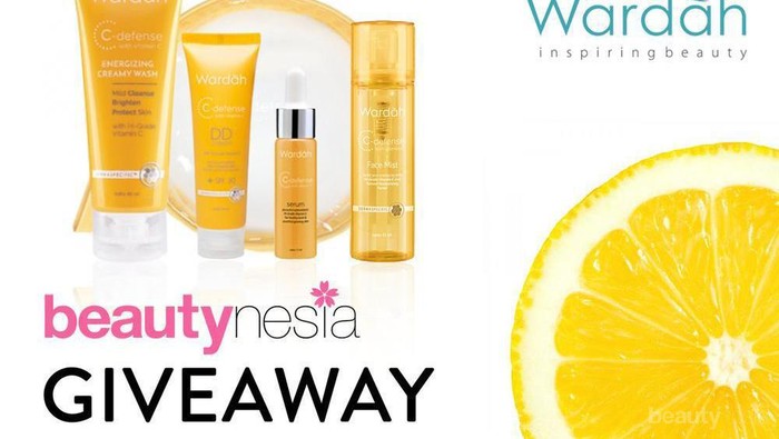 Mau Lindungi Wajah dari Radikal Bebas? Ikutan Giveaway Dapatkan Hadiah Skincare Wardah C-Defense