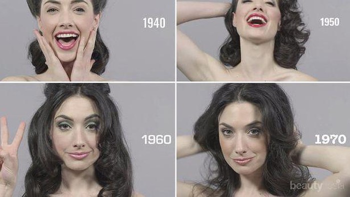 100 Years of Beauty: Video Perkembangan Tren Kecantikan Dalam 1 Menit
