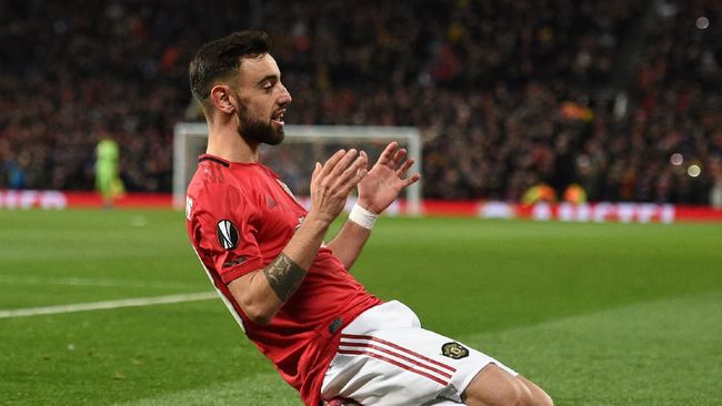 Sidik Jari Bruno Fernandes di Gol-gol Manchester United Sulit membayangkan kemenangan Manchester United atas Club Brugge tanpa keberadaan Bruno Fernandes di area sepertiga akhir lapangan.