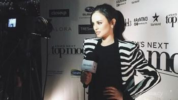 Inspirasi Gaya Host Asia's Next Top Model Georgina Wilson