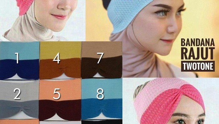 [FORUM] Mending beli bandana rajut satu warna atau warna-warni?
