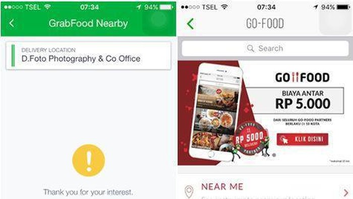 [FORUM] Lebih enak jajan di Grab Food atau di GoFood yaa?