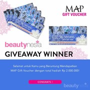 [GIVEAWAY ALERT] 4 Pemenang Giveaway Berhadiah MAP Gift Voucher Senilai Total Rp 2.000.000