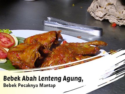 Bebek Abah Lenteng Agung, Bebek Pecaknya Mantap