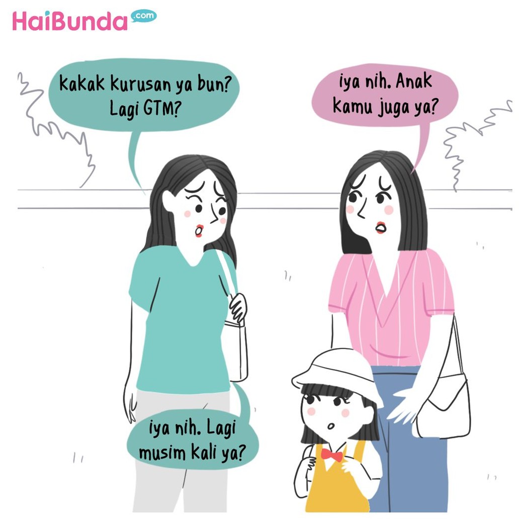 Bunda sedih karena kakak lagi Gerakan Tutup Mulut (GTM) nih. Kakak jadi kurusan.