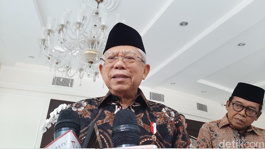 Wapres Ma'ruf Amin (Lisye Sri Rahayu/detikcom)