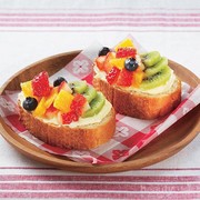 Fruits Open Sandwich, Sandwich Cantik Penggugah Selera