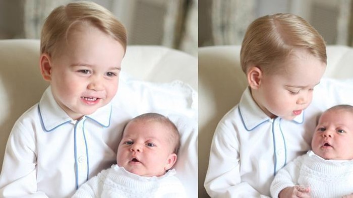 Pangeran George & Putri Charlotte Pamer Kedekatan Lewat Kecupan