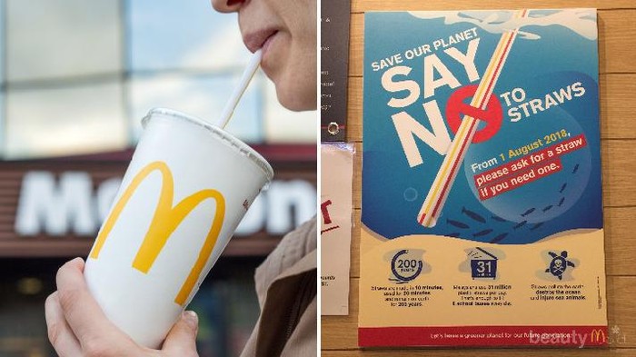 [FORUM] Kalian tahu gak sih, kalau MCD tak lagi pakai sedotan plastik?