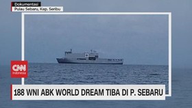 VIDEO: 188 WNI ABK World Dream Tiba di Pulau Sebaru