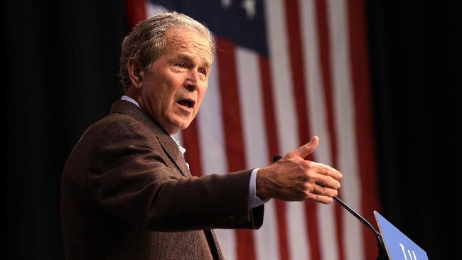 Kementerian Kehakiman menangkap seorang warga Irak yang mencoba membunuh eks Presiden George W. Bush, Selasa (24/5).