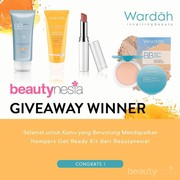 [GIVEAWAY ALERT] 5 Pemenang Giveaway Berhadiah Hampers Get Ready Kit Wardah Gratis!