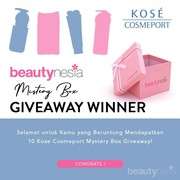 [GIVEAWAY ALERT] Pemenang 'Mystery Box' Berhadiah 3 Produk dari Kose Cosmeport