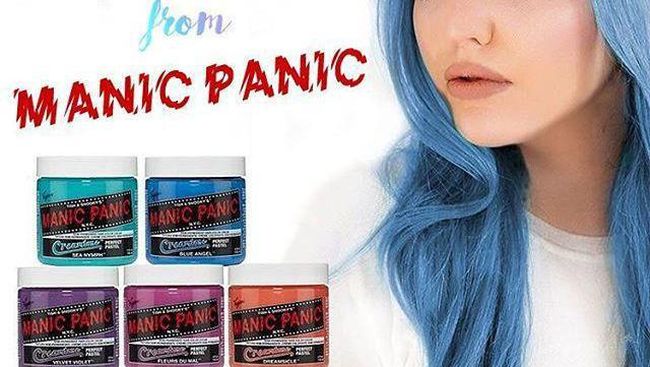  Rambut  Warna Pastel  dengan Manic Panic Creamtone Collection