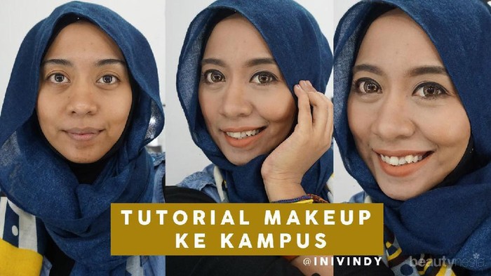 Makeup Natural untuk ke Kampus ala Beauty Blogger Vindy Harfrida