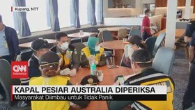 VIDEO: Antisipasi Covid-19, Kapal Pesiar Australia Diperiksa