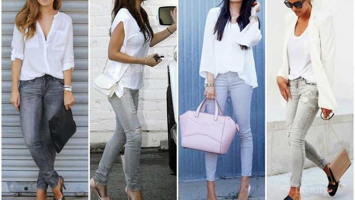 Tampil Menarik dengan Atasan Warna Putih
