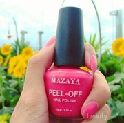 Mazaya Peel Off Nail Polish, Kutek Lokal yang Halal