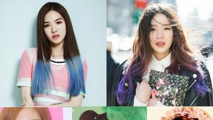 Trend Rambut Ombre Selebriti Korea