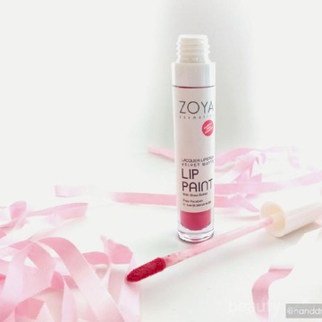img-title Review : Zoya Lacquer Velvet Matte Lip Paint with Shea Butter