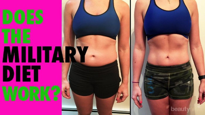 Diet Militer, Metode Diet Selama 3 hari Dalam Seminggu