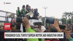 VIDEO: Pengemudi Ojol Tuntut Sepeda Motor Jadi Angkutan Umum